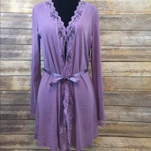 Victoria’s Secret Lavender Lace Robe